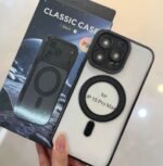 Capa TPU Borda Cor Metelica MagSafe Câmera Fechada - Imagem 6