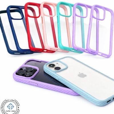 Capa Silk Borda Silicone Antiderrapante iPhone