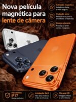 Película de Câmera Inteira Dupla Camada Magnética 17pro/17promax - Imagem 6