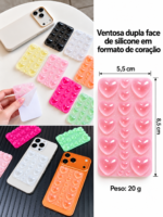 Ventosa de Coração com brilho 3M de Colar - Imagem 4