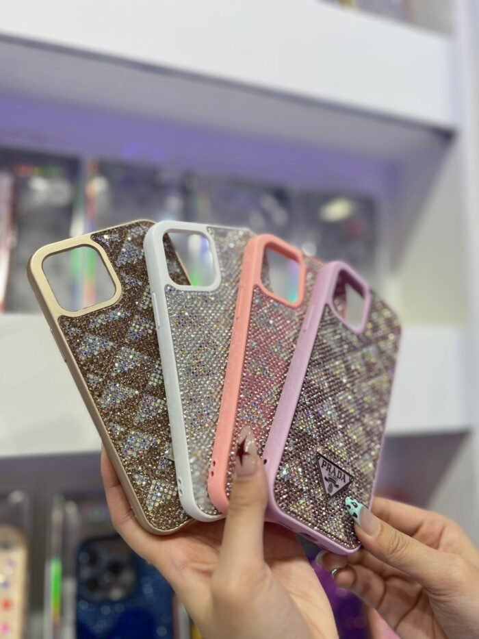 Capa Luxo strass Prada - Imagem 2