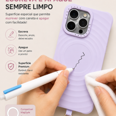 Capa Onda Clean Silicone Premium Fácil de  Limpar com MagSafe