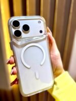 Capa GEAR4 MagSafe Transparente Não Amarela Linha 17 - Imagem 3
