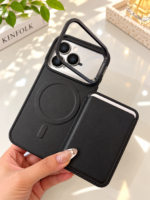 Capa Couro Porta Cartão MagSafe com suporte - Imagem 3
