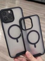 Capa Space Fosca Borda Silicone MagSafe