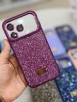 Capa Premium Luxo Pedrinha Strass com Suporte na Câmera e a película de Lente - Imagem 9