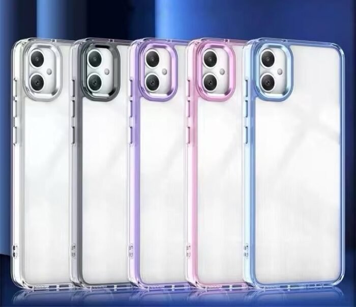 Capa Space Cristal Transparente Metálica Android Samsung - Imagem 4