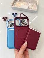 Capa Couro Porta Cartão MagSafe com suporte - Imagem 9