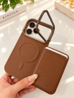Capa Couro Porta Cartão MagSafe com suporte - Imagem 7