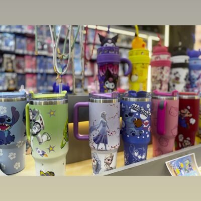 Garrafas Personalizada 1200ML com canudo plástico