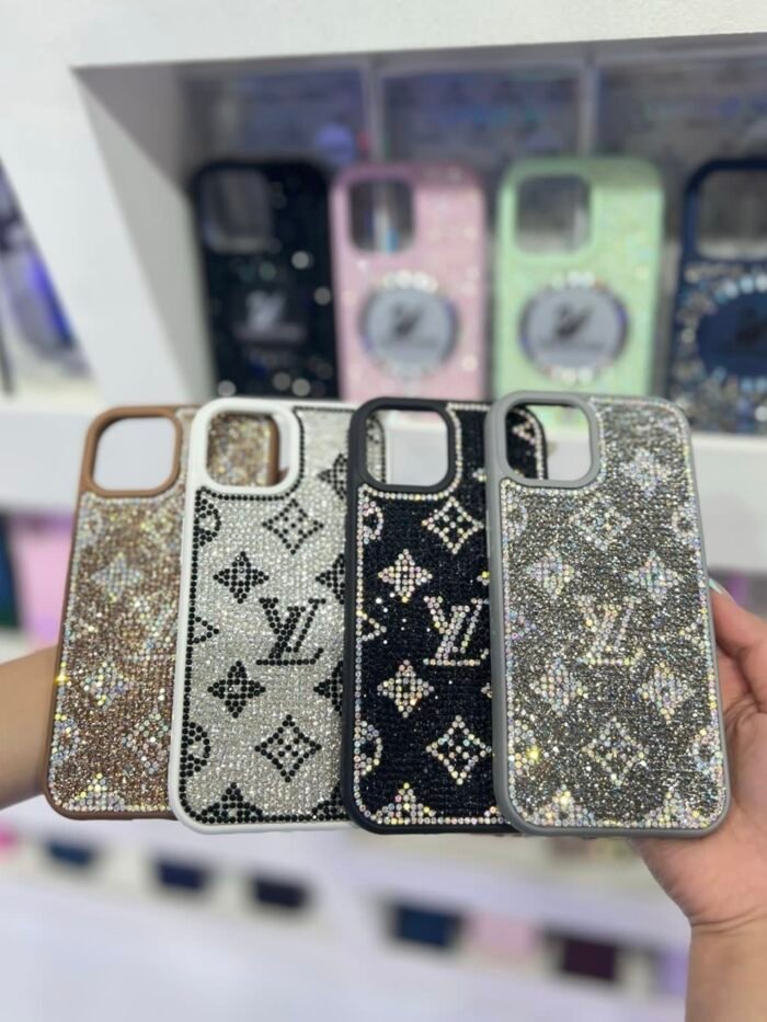 Capa Luxo Strass LV - Imagem 2