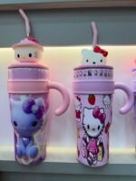 (Caixa Fechado 48peças) Garrafa Quencher 1200 ML com cabecinha Disney - Imagem 6