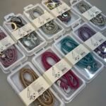 Cordão Strass Total Decorada Bolinha Metálica Transversal - Imagem 3