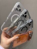 Capa Transparente MagSafe Anti-Amarela com kit películas de câmeras 17Pro Max/18Pro Max - Imagem 3