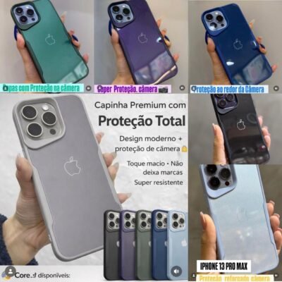 Capa Premium  Antiqueda silicone ao lado