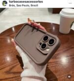 Capa silicone macio de color sólida airbag com proteção câmera - Imagem 9