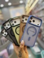 Capa Bold Aro Metálico Ressaltado Câmera com magsafe Fosca - Imagem 4