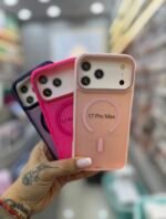 Capa Bold Aro Metálico Ressaltado Câmera com magsafe Fosca - Imagem 5