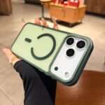Capa Bold Aro Metálico Ressaltado Câmera com magsafe Fosca - Imagem 15