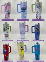 (Caixa Fechada 36 peças) Garrafa personalizado 1200ML com canudo plástico - Imagem 2