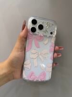 Capa acrílica não amarela fundo com detalhes tendência 🍒🎀🌹 - Imagem 3