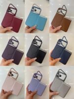 Capa Couro Porta Cartão MagSafe com suporte
