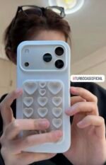 Capa Com Ventosa ❤️ Cravejada de silicone aveludada - Imagem 7