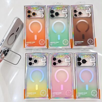 Capa Degrade Fosca Candy com MagSafe e Suporte
