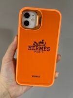 Capa Case Luxo Couro Hermes suporte na câmera - Imagem 5