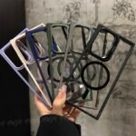 Capa Premium Borda Colorida Magsafe Linha S samsung com Suporte na Camera e Película de Lente - Imagem 2