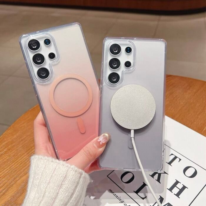 Capa Transparente Degrade Magsafe Linha S Samsung - Imagem 8