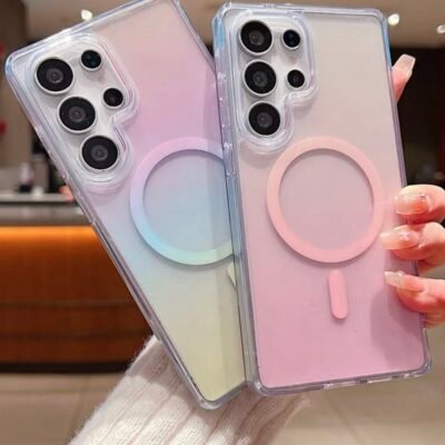 Capa Transparente Degrade Magsafe Linha S Samsung