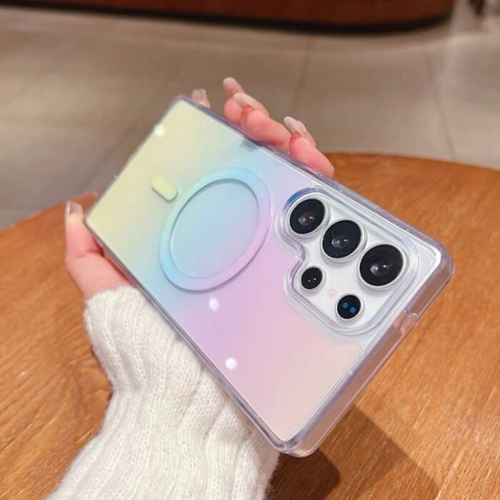 Capa Transparente Degrade Magsafe Linha S Samsung - Imagem 3