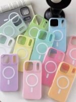 Capa Fosca Cores Pastéis Magsafe 2 Camadas