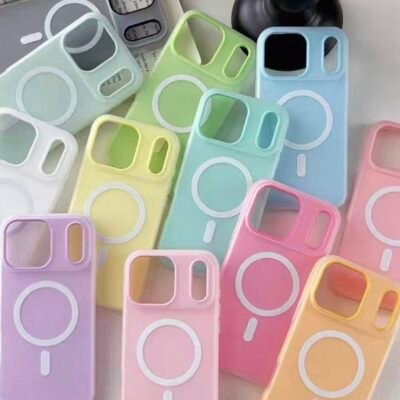 Capa Fosca Cores Pastéis Magsafe 2 Camadas