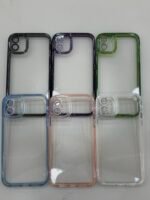 Capa Clear Transparente Borda Glitter Câmera Fechada - Imagem 11