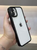 Capa Clear Transparente Borda Glitter Câmera Fechada - Imagem 5