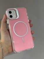 Capa Premium Candy Magsafe com Suporte na Câmera e Película de Lente - Imagem 12