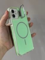 Capa Premium Candy Magsafe com Suporte na Câmera e Película de Lente - Imagem 11