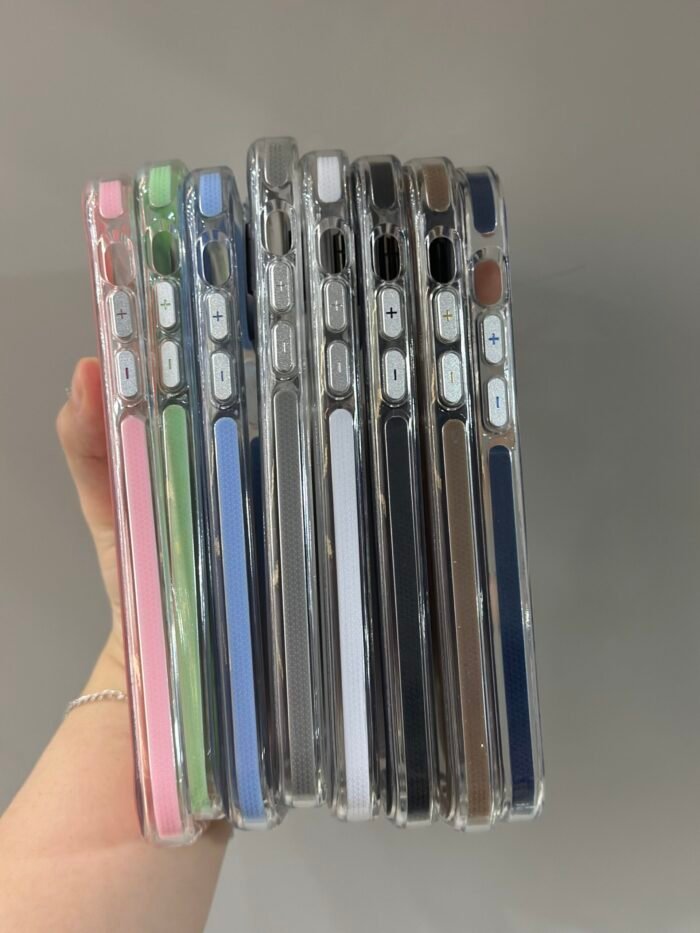 Capa Premium Candy Magsafe Linha 17 com Suporte na Câmera e Película de Lente - Imagem 5