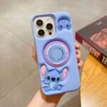 Capa Personagem Silicone Emborrachado com Pop Anel Colorido - Imagem 6