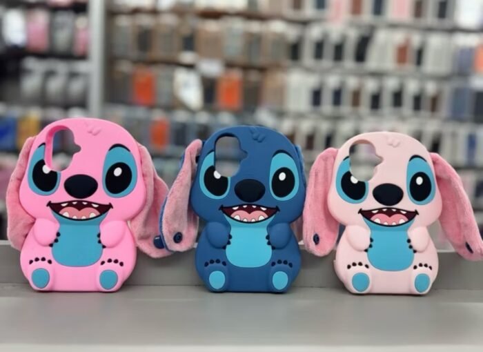 Capa Personagem com Suporte Alça Orelha Silicone Emborrachado - Imagem 7