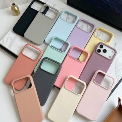 Capa Case Silicone Aveludado Colorido Linha 17 SEM LOGO