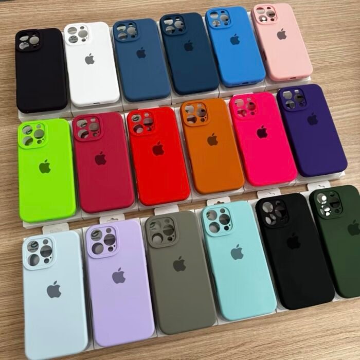 Capa Case Silicone Aveludado Colorido Linha 17 CÂMERA FECHADO - Imagem 10