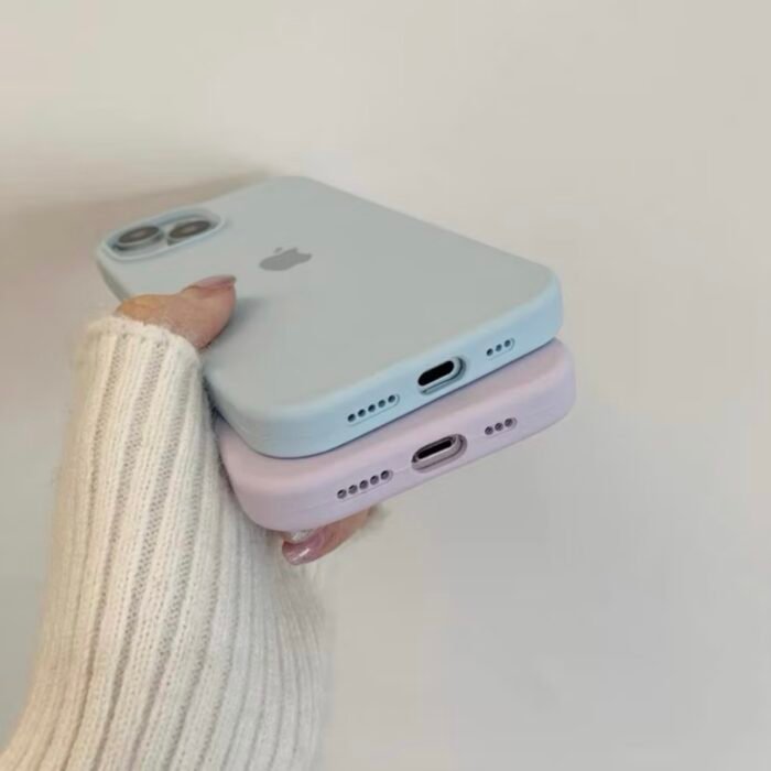 Capa Case Silicone Aveludado Colorido Linha 17 CÂMERA FECHADO - Imagem 3