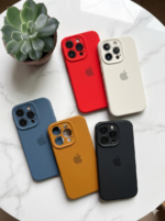 Capa Case Silicone Aveludado Colorido Linha 17 CÂMERA FECHADO - Imagem 2