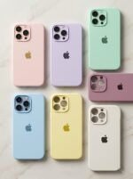 Capa Case Silicone Aveludado Colorido Linha 16 CÂMERA FECHADO