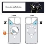 Capa Transparente MagSafe iPhone - Imagem 12