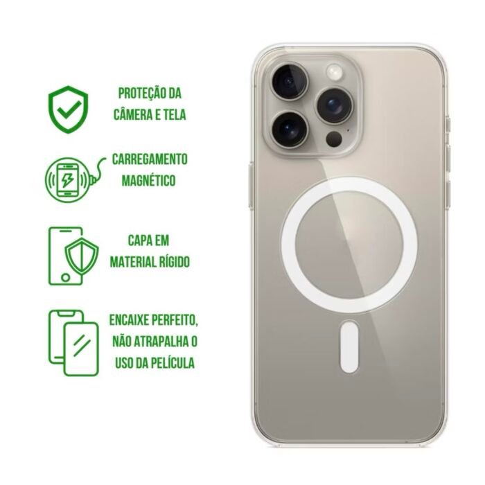 Capa Transparente MagSafe iPhone - Imagem 10