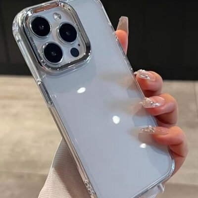 Capa Space Cristal Transparente Metálica Android Motorola